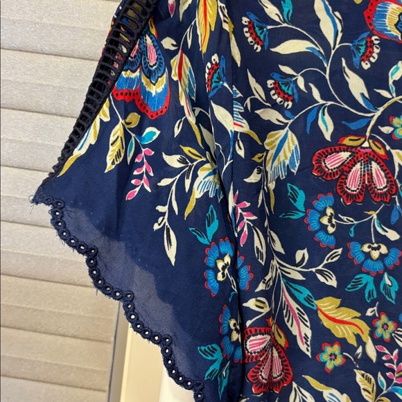 Johnny Was Demarne Bohemian Style tea length dress with short sleeves. Size M. - Picture 3 of 7